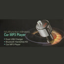 Car Wireless Bluetooth Mp3 Music Player Fm Transmitter Car Charger Adapter  M6Y6