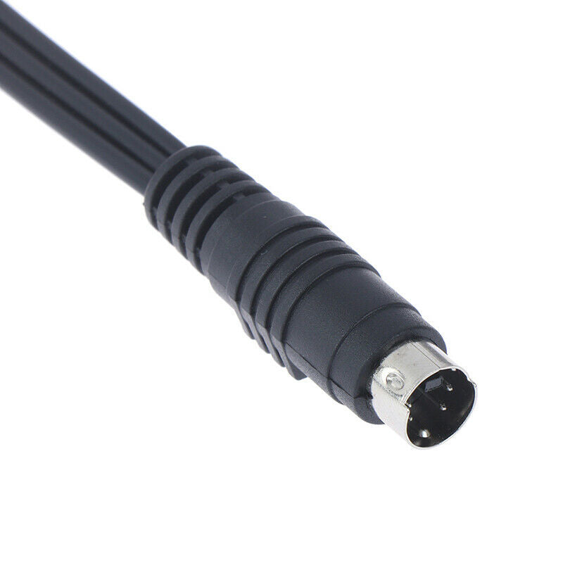 Full copper core S-VIDEO 4-pin terminal to 3rca female audio composite adapte@