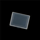 Practical Mini Jewelry organizer Transparent Plastic Name Card Storage Box AT3C