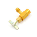 R-134 AC R-134a Refrigeran Tap Can Dispensing 1/2" ACME Thread Valve Hand To BX