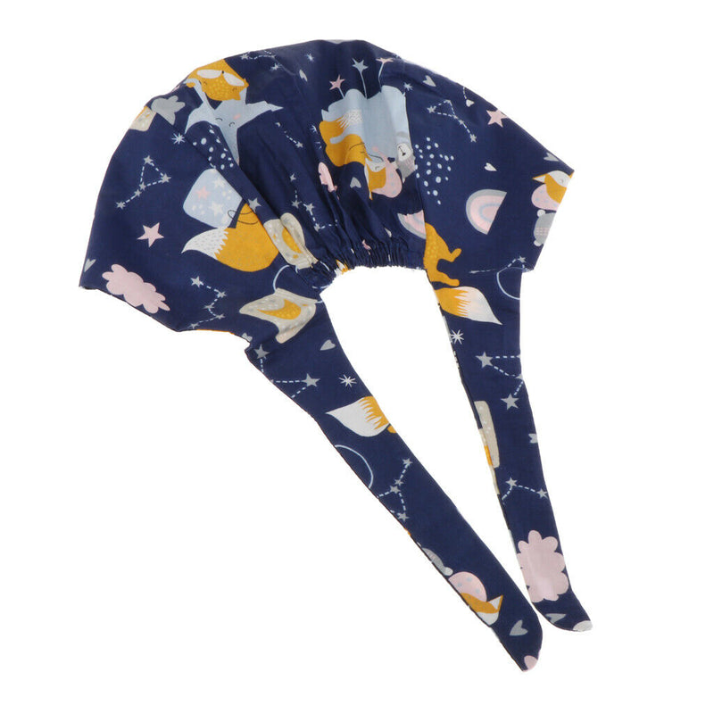2Pcs Unisex Adjustable Surgical Hat Doctor Nurse Scrub Cap