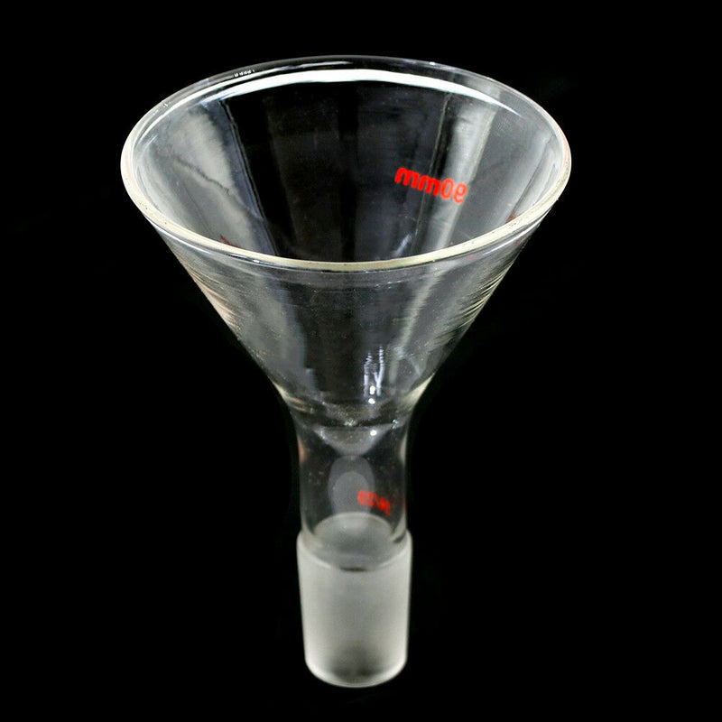 90mm,24/40,Glass Funnel 100ml Chemistry Laboratory Glassware BX FT
