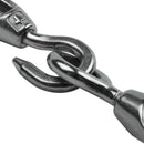 M4 4mm Thread Adjustable Stainless Steel Eye Hook Turnbuckle 10pcs I7U2