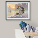 5D DIY Full Drill Diamond Painting Fish Embroidery Mosaic Craft Kits Decor