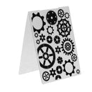 1pc Gear Plastic Embossing Folder Template For Scrapbook DIY Album Card