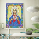 5D DIY Special Shaped Diamond Painting Religious Cross Stitch Mosaic Kit