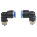 20 Pcs Quick Connectors Pneumatic Fittings 8mm x 1/8" PT Male Thread D5C9