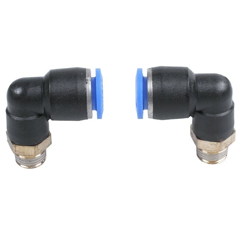20 Pcs Quick Connectors Pneumatic Fittings 8mm x 1/8" PT Male Thread D5C9