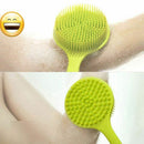 Back Brush, Silicone Body Brush Double Sided Brush, Long Handle Anti-slip S E2S3