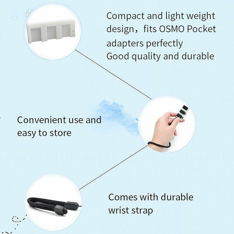 Startrc Adapter Storage Board Holder With Lanyard For Dji Osmo Pocket Acces Y6E3