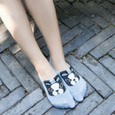 Women Cute Doggy Antiskid Socks Super Addorable Shallow Mouth Invisible Soc Q5T5
