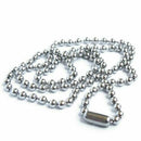 5X(Stainless Steel Bead Metal Bead Necklace Chain F9V1)
