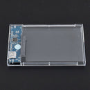1X(Transparent 2.5 Inch Hdd Case Sata To Usb 3.0 Adapter High Speed Box Har