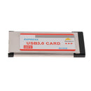 2 Port Hidden Inside USB 3.0 to Expresscard Express Card 34/54mm Adapter