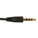 Lavalier Lapel Clip-on Microphone for Smartphones PC Audio Recording Black