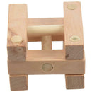 Classical Wooden Puzzle Toys Pole Ming Lock Luban Lock Q1R7