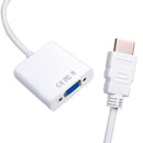 VGA Male To HDMI Output 1080P HD+ Audio TV AV HDTV Video Cable Converter A IOS