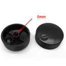 32.5x13mm Volume Control Black Frosted Solid Aluminum For 6mm Potentiometer W1P7