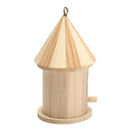 Wooden Bird House Birdhouse Hanging Nest Nesting Box For Garden Deco Dwgp