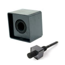 ABS Mic Microphone Interview Meeting Square Cube Flag Station 42mm Red