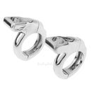 2pcs 10mm/8mm Handlebar Mirror Turn Signal Adapter Clamps for ATV Dirt Bike