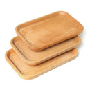 Dinner Plate Food Food Solid Rectangular Wood Corners Safe Western Snack Beech