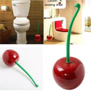 Creative Cherry Toilet Brush Holder Set Bathroom Cleaning Kit Brushes Clean F2Z1