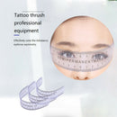 Reusable Makeup Brow Measure Eyebrow Guide Ruler Permanent Tools 3C