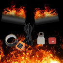 Motorcycle ATV Dirt Bike Handlebar Heated Grip Insert Wrap Pad Hand Warmer DC12V