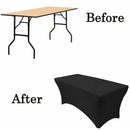 Utopia Kitchen Rectangular Stretch Tablecloth Spandex Tight Fit Table Cover VOG