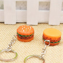 Hamburger Key Chain Ring Charm Pendant Bag Purse Food Keyring Women,Jewelry3Ce