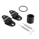2Pcs Durable Exhaust Bracket with Cylinder Spring&Washer for Yamaha 87-06