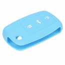 Silicone Remote Key Case Cover Plip 3 Button for  Passat Seat Skoda