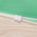 10 Packs Plastic Zip Envelopes Letter Size Holder File Document Receipt Env R9M6