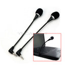 New 2x Mini Flexible Microphone Mic for PC Laptop Notebook Laptop Skype Gift