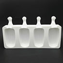 Summer 4 Grids Silicone Ice Mold Pops Mold DIY Mousse Cake Fondant Mold Hou L4J5