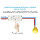 1pc 10A Wifi Wireless Switch Light Remote Control for Household Appliances