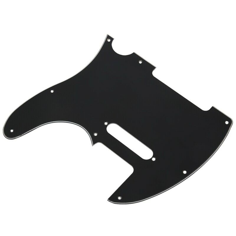 Black 3 PLY Electric Guitar Pickguard For Tele Style Electric Guitar