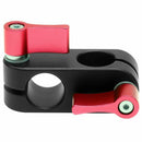 90 Degree Right Angle 15mm Rod Rig Clamp Adapter for 5D2 5D3 A7sGH4 DSLR Ca