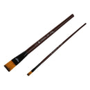 Pack of 6 Art Brown Nylon Paint Brushes for Acrylic