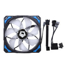 Controller Cooler Pl - 12025 120 Mm Led Fans 4 Pin Pwm Control (blue) S6H2