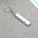 Outdoor Camping Hiking Tool Aluminum Alloy Emergency Survival Whistle A