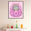 Cute Cat In The Bag Diamond Painting Embroidery DIY Cross Stitch Home Decor