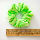 4pcs Fluorescent Color Scrunchies Elastic Hair Ties Ponytail Holder Hairband Gw