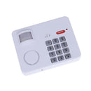 Wireless motion sensor alarm with security keypad PIR home garage FUJ %a