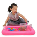 Kids Funny Indoor Play Inflatable Large Castle Sand Box Sandbox Form Table Toys