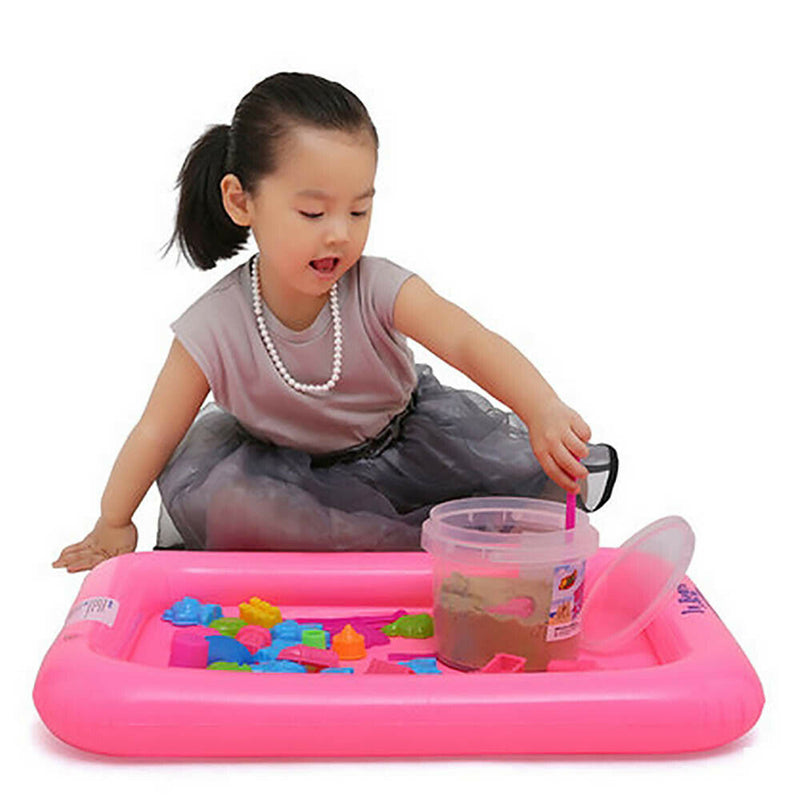 Kids Funny Indoor Play Inflatable Large Castle Sand Box Sandbox Form Table Toys