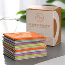 10 Pcs Glasses Cloth Eyeglasses Chamois Cloth Microfiber Cleaning Cloth Wip D1Z8
