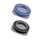 2pcs Fishing Rod Guides Fixing Line Eye Rings Wrapping Thread Black,Blue