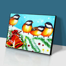 Christmas Bird 5D DIY Full Round Diamond Painting Festival Decor Mosaic Kit